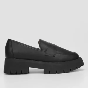 Mocassim  Tratorado Feminino - Preto