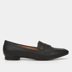 Mocassim  Bico Fino Feminino - Preto