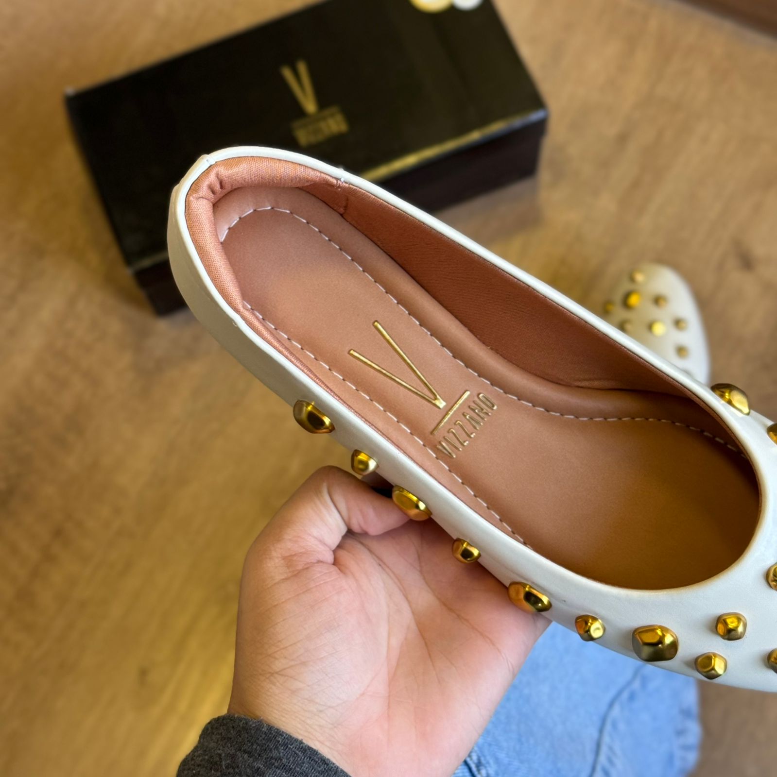 Sapatilha Pedrarias Douradas 1443.111 - Imagem 3