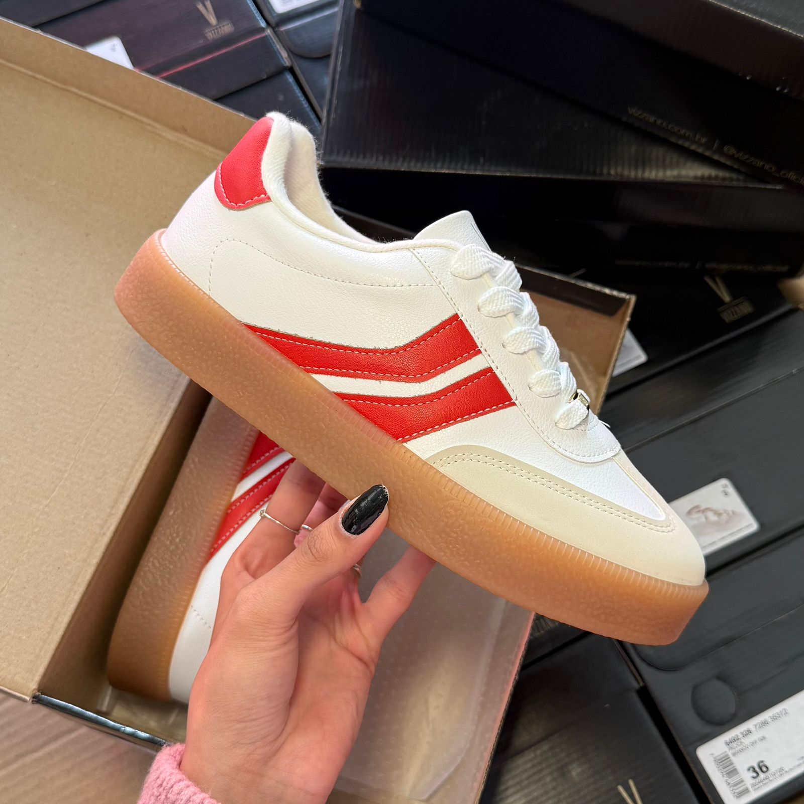 Tênis Detalhes Laterais 1444.100 - Imagem 18