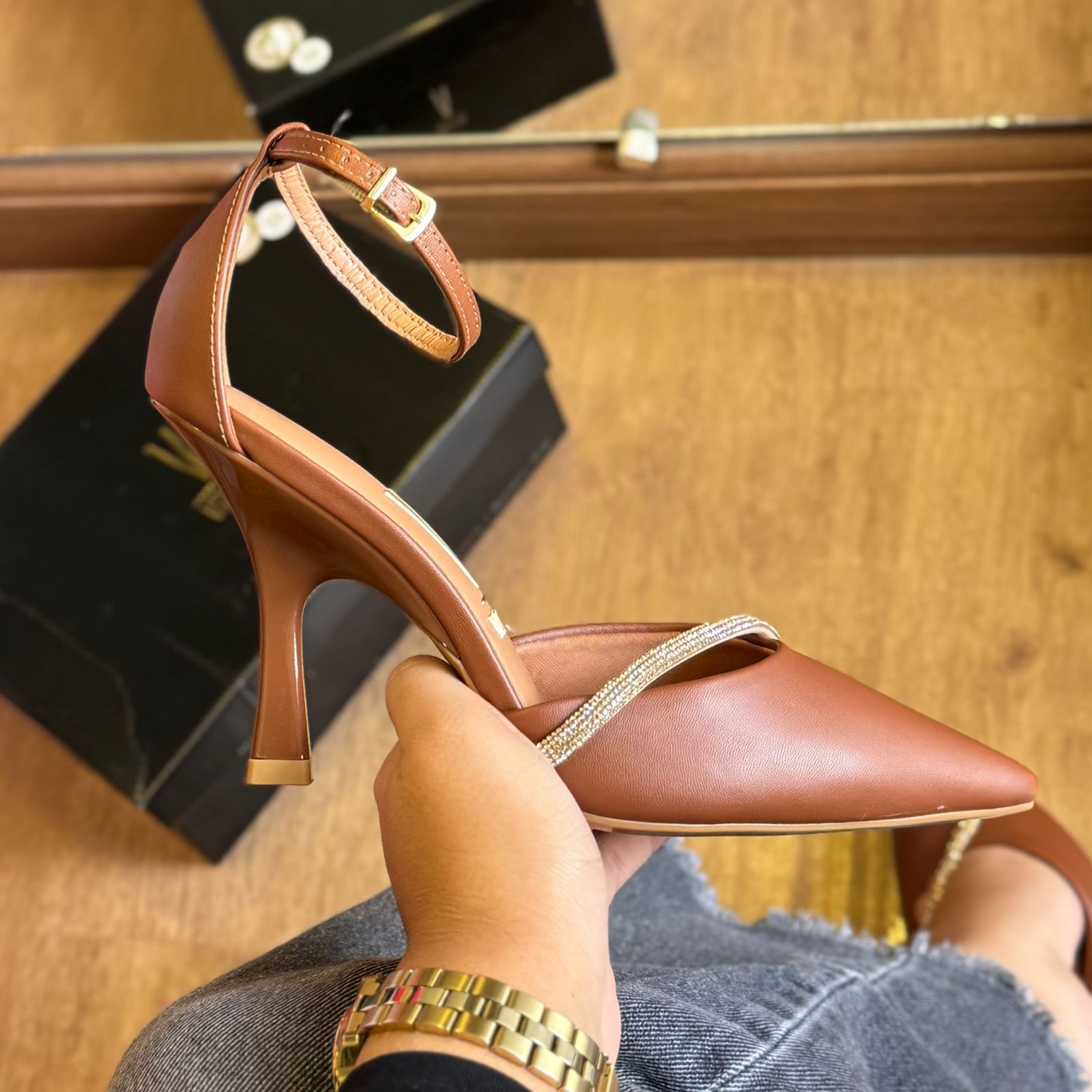 Scarpin Fio Diamantado 1464.103