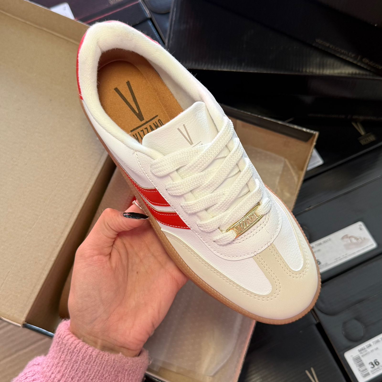 Tênis Detalhes Laterais 1444.100 - Imagem 12